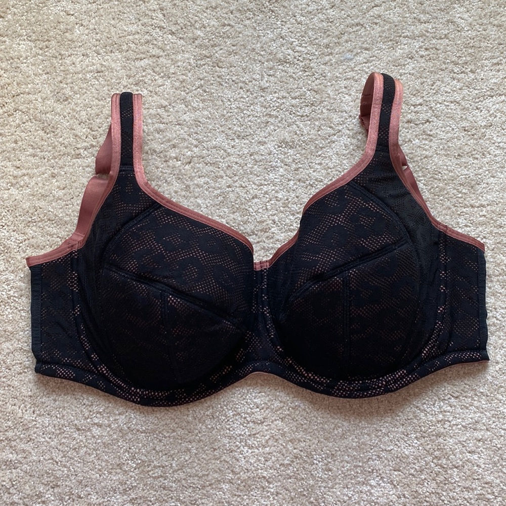 32J Pour Moi Mauve/Black Leopard Sports Bra